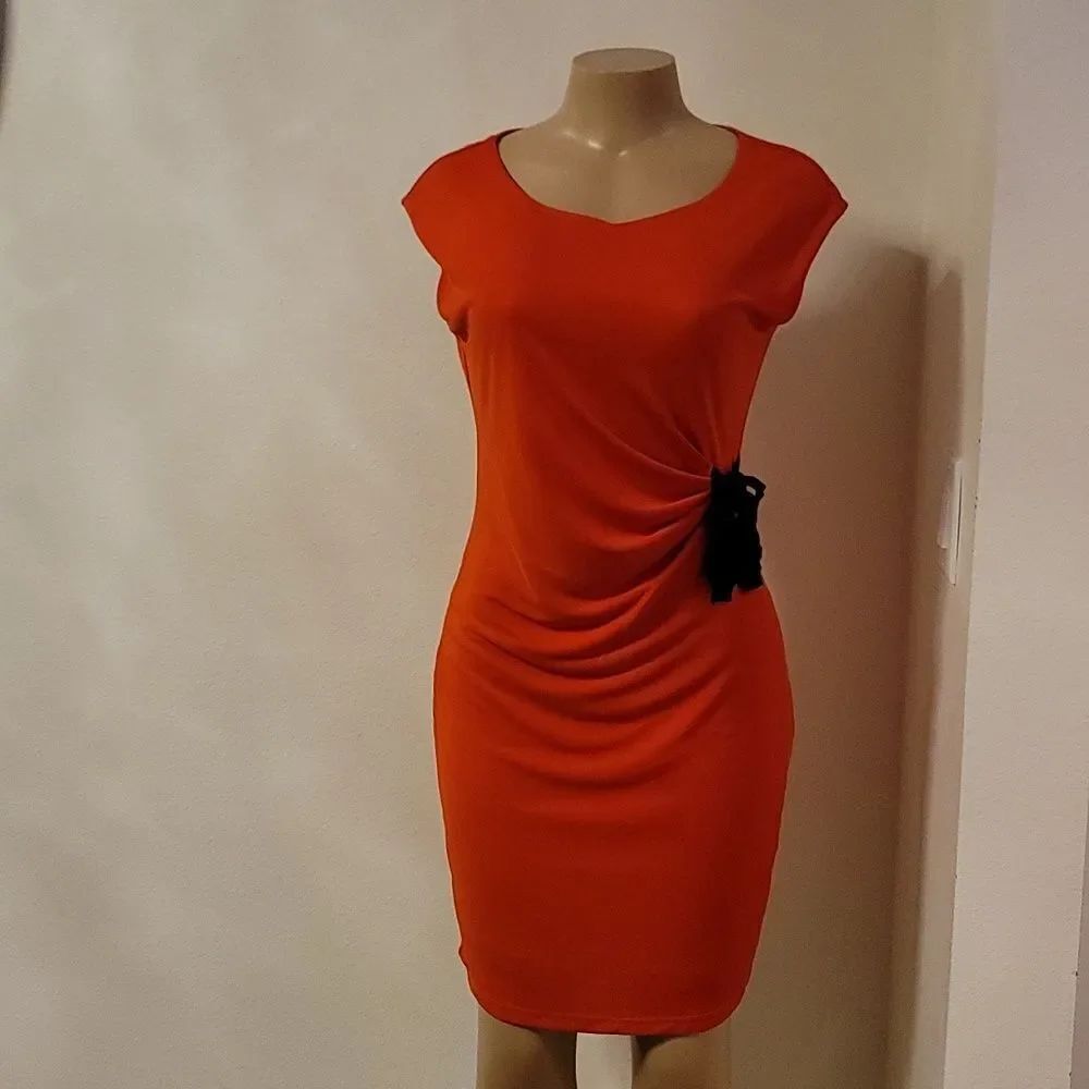 THE LIMITED SLEEVELESS SIDE RUCHED DETAILS WOMEN"S DRESS - Picture 3 of 13